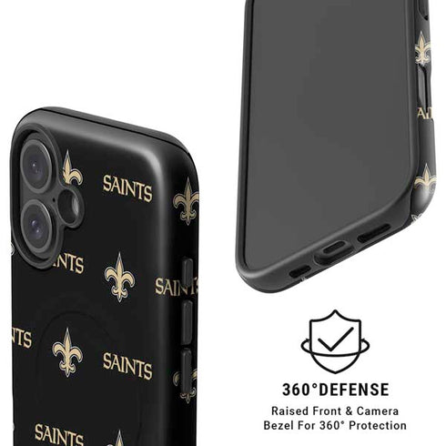 NFL New Orleans Saints Blitz Series iPhone 16 Plus Magsafe Impact Case
